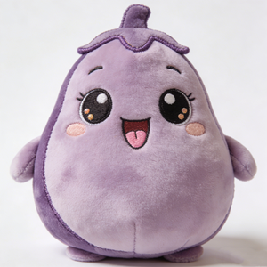 Peluche de berenjena personalizado, peluche de berenjena relleno, juguete de peluche de verdura - Product Image 4