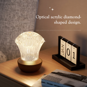 Lampada da Notte Ricaricabile in Stile Cinese con Controllo Touch, in Alluminio, per Camera da Letto e Scrivania, Alimentata a Batteria - Product Image 5
