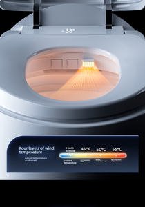 Toalete Inteligente em Forma de Ovo, Totalmente Automático, Sanitário com Limpeza Automática, Banheiro Inteligente com Assento Aquecido - Product Image 3