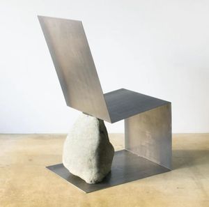 كرسي مصمم وابي-سابي، كرسي فني للديكور لغرفة نموذجية في الفنادق - Product Image 1