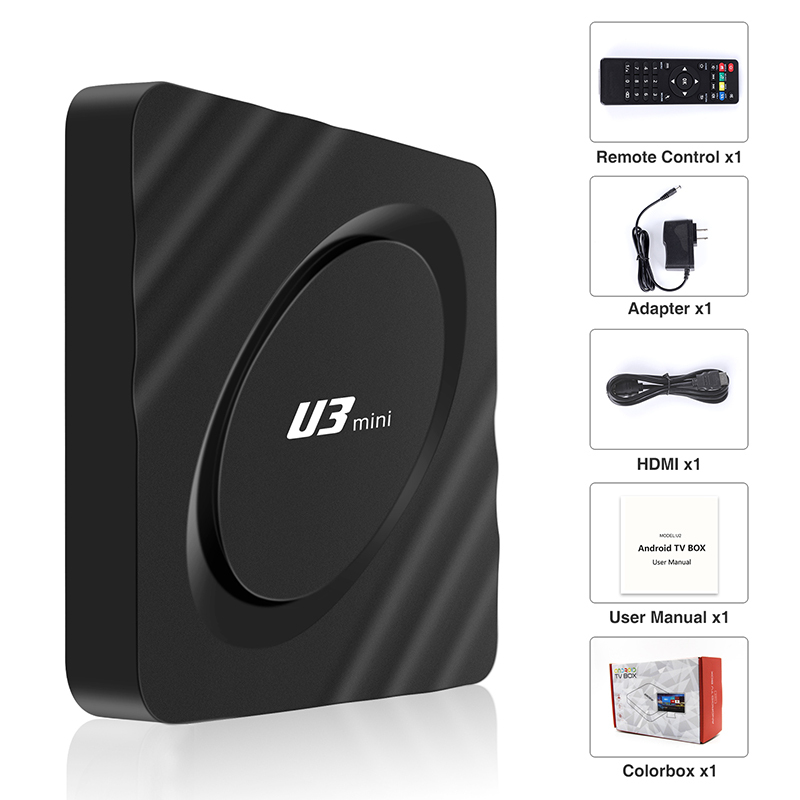 Diseño único Android TV caja Amlogic Rockchip Allwinner Soc con Android 9,0 Kodi IPTV Set Top Box