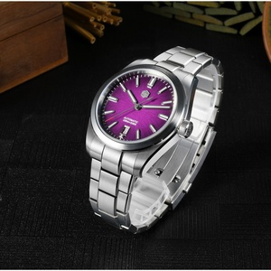San Martin SN0144 GMT Men Mechanical <b>Watches</b> Luxury Business Self Winding Wrist <b>Watch</b> Sapphire Waterproof - Product Image 4
