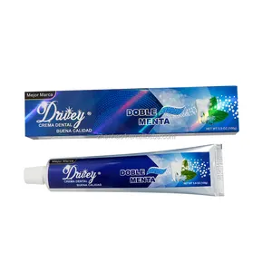 Dentifrice de gel bleu vegan organique sans pierreries, meilleure gamme du monde