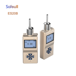 Safewill ES20B Analizador de gas portátil Detector único Pantalla LCD Bomba Tipo de succión Medidas de aleación de aluminio Ex N2 NH3 <span class=keywords><strong>H2</strong></span> O2 HCL - Product Image 1