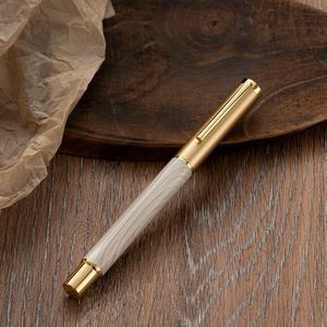 Bolígrafo de Resina de Lujo con Patrón de Hielo Metálico, Bolígrafo Ejecutivo para Negocios, Logotipo Personalizado, Escritura Suave, Bolígrafo para Firmar con Logotipo Personalizado - Product Image 2