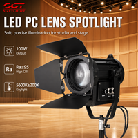 Projecteur LED Commercial Leko 80W à Panneau PC, Contrôle DMX par Bouton, Sortie Haute Fidélité pour Événements en Direct, Présentations et Showrooms