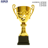Nouveau Trophée Métallique Style Football Européen pour Spectacles de Mode, Souvenirs pour Fans, Récompenses, Coupe de Compétition Mondiale, Objet de Collection Commémoratif
