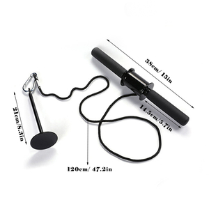 Rouleau <span class=keywords><strong>de</strong></span> musculation <span class=keywords><strong>pour</strong></span> avant-bras en acier - Robuste et portable <span class=keywords><strong>pour</strong></span> la salle <span class=keywords><strong>de</strong></span> <span class=keywords><strong>sport</strong></span> à domicile - Product Image 4