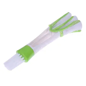 1PC Car Cleaning Brush Double Ended Car Air Vent Slit Cleaner Brush Dusting Blinds Keyboard Cleaning Brushes Home Cleaner