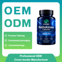 Capsules de Nattokinase à Formule Personnalisée, Enzyme à Haute Activité, Complément Alimentaire, Service OEM