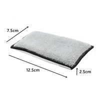Éponge de nettoyage intérieur pour voiture, microfibre, outils de nettoyage pour voiture