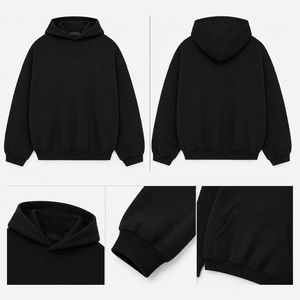 Trendige Marke Kroos Herren Bestickte Kapuzenjacke Regular Fit Winter Casual Gestrickt 100% Baumwolle Tasche Winddicht Atmungsaktiv Charakter 3D - Product Image 1