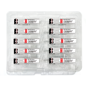 Module SFP Gigabit SFP--SX-AL 1000BASE-SX 1,25G 850nm pour fibre multimode jusqu'à 550m, connecteur LC <span class=keywords><strong>duplex</strong></span>, 5G POE TCP - Product Image 3