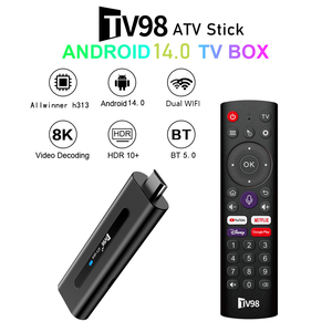Reproductor Multimedia Tv98 Atv Allwinner H313 Quad Core 8K HDR 10+ con Doble Wifi, Dongle Inteligente para Internet, Google Android 14 <span class=keywords><strong>TV</strong></span> <span class=keywords><strong>Stick</strong></span> - Product Image 2