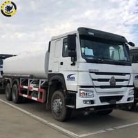 Nouveau prix bas Sinotruk Howo 336hp 6x4 Camion-citerne à eau 22000 litres 15-25cbm Alimenté au diesel