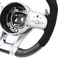 Setir Kemudi Custom Carbon Microfiber untuk Mercedes Benz AMG W117 W176 C190 E63s W126 W206 A238