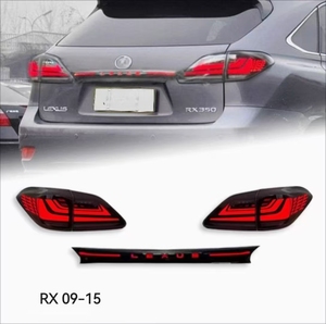 Feux arrière à LED <span class=keywords><strong>pour</strong></span> Lexus RX270 RX350 RX450h 2009-2015 avec feux de jour et clignotants dynamiques – Amélioration modifiée - Product Image 1