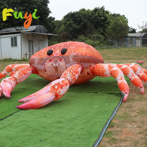 Nouveau design 2026, vente chaude : Décoration géante gonflable de crabe, modèle de crevette gonflable pour publicité lors de l'ouverture de bars et musées. - Product Image 3