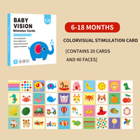 Cartes à Jouer Personnalisées pour le Développement Cognitif – Jouet Éducatif en Papier pour Bébés