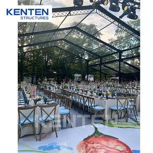 Structure d'événement personnalisée KENTEN pour 250, 300, 500 personnes, tentes de fête portables de grande taille <span class=keywords><strong>10</strong></span> x 30, transparentes et de qualité supérieure avec parois latérales, Guangzhou - Product Image 2