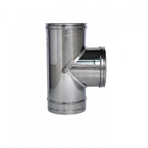 90° T-CONNECTOR for FLUES Ø 150 mm <b>Exhaust</b> <b>Pipes</b> Product - Product Image 2