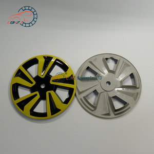 CQHZJ, cubierta de cubo de rueda de motocicleta de apariencia negra y amarilla de alta calidad, <span class=keywords><strong>tapacubos</strong></span> personalizado de plástico, uso para Re225 Re205 para BAJAJ - Product Image 5