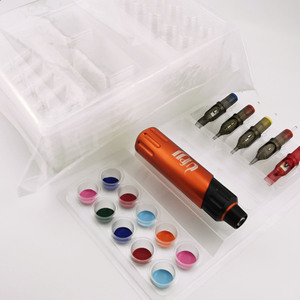 Bandeja de tinta para tatuajes al por mayor, 25 unidades, soporte para cartuchos y agujas, soporte para máquina, bandeja desechable para suministros de tatuaje, bandeja de limpieza para estudio - Product Image 2