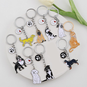 Dachshund Metal <b>Keychain</b> Cartoon Dog Pendant Zinc Alloy Souvenir Gift for Pet Lovers - Product Image 2
