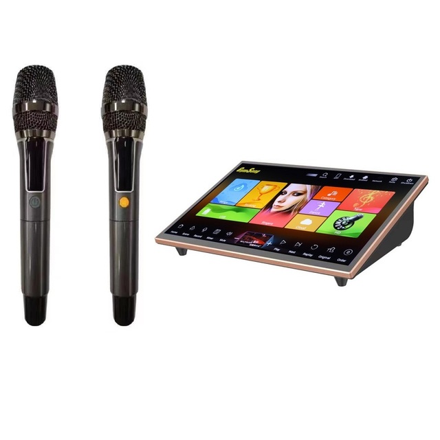GymSong Latest 19 Inch 5in1 Professional Portable Karaoke Machine Dual System Touch Screen HD Output Durable Player Music Player