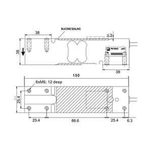 जर्मनी का Pw10a वजन सेंसर प्लेटफॉर्म स्केल बेल्ट स्केल 50 किलोग्राम 100 किलोग्राम 150 किलोग्राम 200 किलोग्राम 300 किलोग्राम अनुकूलन योग्य - Product Image 3