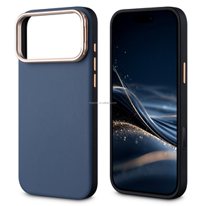 Étui en cuir véritable de luxe pour <span class=keywords><strong>iPhone</strong></span> 18, <span class=keywords><strong>coque</strong></span> antichoc magnétique avec support pliable - Product Image 6