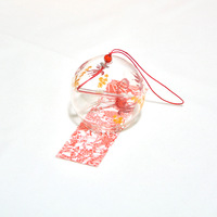 Vigreat Creative Glass Wind Chime Pendentif Cloches à main pour la décoration de la maison pour les occasions de Pâques et de baptême