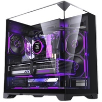 LOVINGCOOL Factory Custom Gaming Computer Cases and Towers Cpu Case Spcc Metal Vertical ATX Comput Desktop Cabinet Glass PC Case