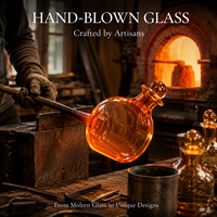 Diffuseur d'arômes en verre de conception originale HIITII, type nébulisation à siphon, pièce en verre pour diffuseur d'arômes, fabrication OEM ODM OBM