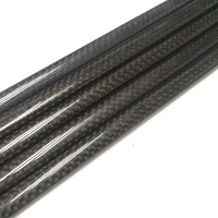 Tige en fibre de carbone recyclée innovante 3K à tissage uni, 1 m de long, 10 mm de diamètre, pour drones RC et projets DIY