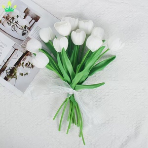 Tulipani Artificiali <span class=keywords><strong>Blu</strong></span> Realistici, Grandi Fiori per Decorazioni di San Valentino, Festa della Mamma, Pasqua, Casa, Cucina e Matrimoni - Product Image 4