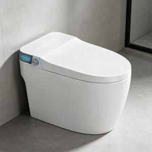 Inodoro Inteligente de Lujo Blanco Puro con Bidé, Totalmente Automático, Pantalla Digital, Iluminación Ambiental, S-trap Incluido, Ideal para Villas y Proyectos Hoteleros - Product Image 3