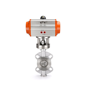 Válvula de Mariposa Neumática de Triple Excentricidad Hard-Sea, Multicapa de Metal, para Vapor de Alta Temperatura y Asfalto, D673W-16P/C Eléctrica - Product Image 2