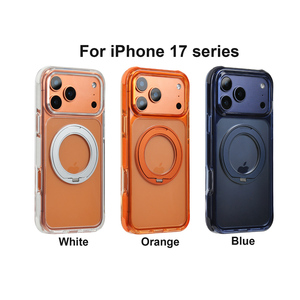 Nieuwe release 360 graden draaibare kristallen magnetische zuignap beschermhoes voor iPhone 17 Pro Max - Product Image 6