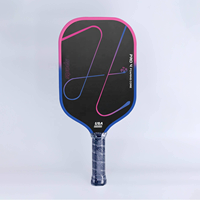 Raquette de pickleball Luzz Glider 2026 prête à être expédiée, revêtement 984-Aero, raquette en fibre de carbone avec un grand sweet spot semi-géré