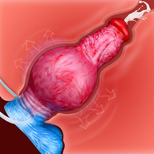 Tapón Anal <span class=keywords><strong>inflable</strong></span> para perros de 28cm, producto sexual para adultos de silicona líquida y PVC con nudo <span class=keywords><strong>inflable</strong></span>, diseño alienígena de fantasía - Product Image 2