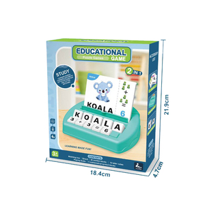 Juguetes Educativos para Niños, Rompecabezas del Alfabeto con Tarjetas de Memoria, Juego de Mesa Educativo para Aprender a Deletrear Palabras y Contar - Product Image 6