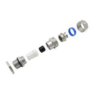 liquid tight connector cable gland Liquid tight stainless steel fitting metal hose joints Alloy Corrugated conduit fittings