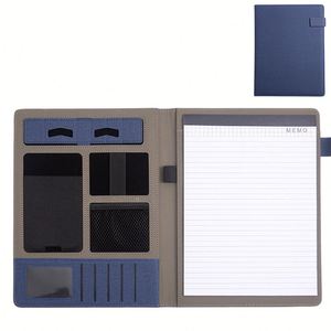 Carpeta Profesional de Cuero Sintético A4 X515, Portafolio para Escribir, para Entrevistas, Currículum, Tarjetas de Visita, Archivador de Tamaño Carta - Product Image 4