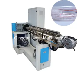 Multi function High quality PVC reinforced fiber hose irrigation soft pipe making extrusion line machine