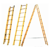 Échelle d'ingénierie, escalier de levage, échelle pliante droite en alliage d'aluminium, bon prix