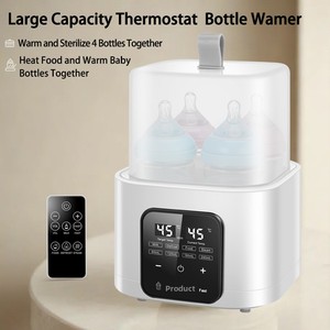 Calentador de Leche para Bebés IBN sin <span class=keywords><strong>Agua</strong></span>, 4 Modos: Agitar, Calentar, Secar, Temperatura Constante 48H, Termostato Bidireccional, Sin Grumos, Anti-Cólicos - Product Image 4