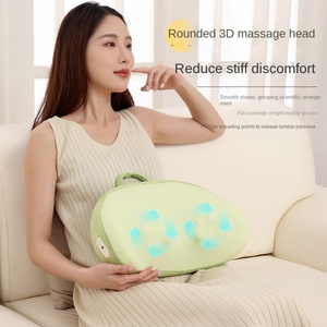 Almohada de masaje multifunción para coche con compresión caliente, soporte lumbar, para cintura, hombros y cervicales, instrumento de masaje transfronterizo - Product Image 2