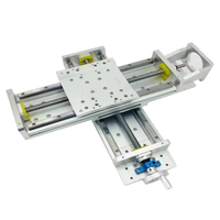 Module de guidage linéaire à table coulissante motorisée, vis mère de type T, 100 mm, aluminium 6061, dispositif de transfert haute vitesse pour machine CNC