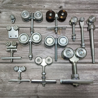 Système de roulettes de portail coulissant automatique robuste à 8 roues, en acier zingué, pour portail suspendu cantilever
